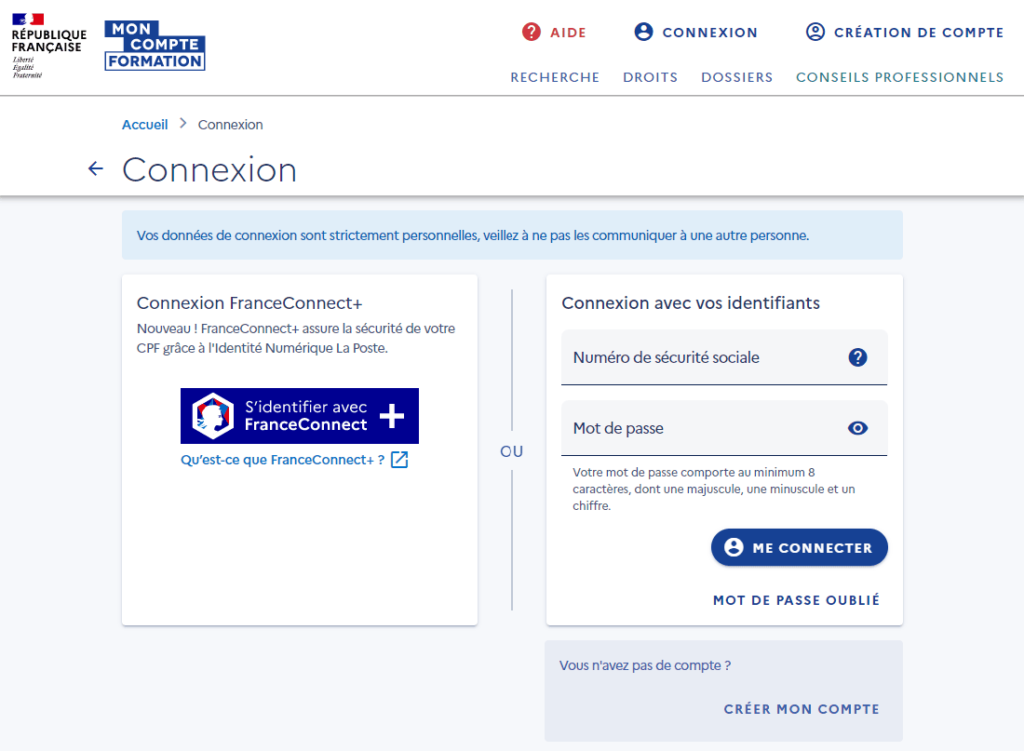 Comment Se Connecter Mon Compte Formation CPF Comment Se Connecter Mon Compte Formation CPF